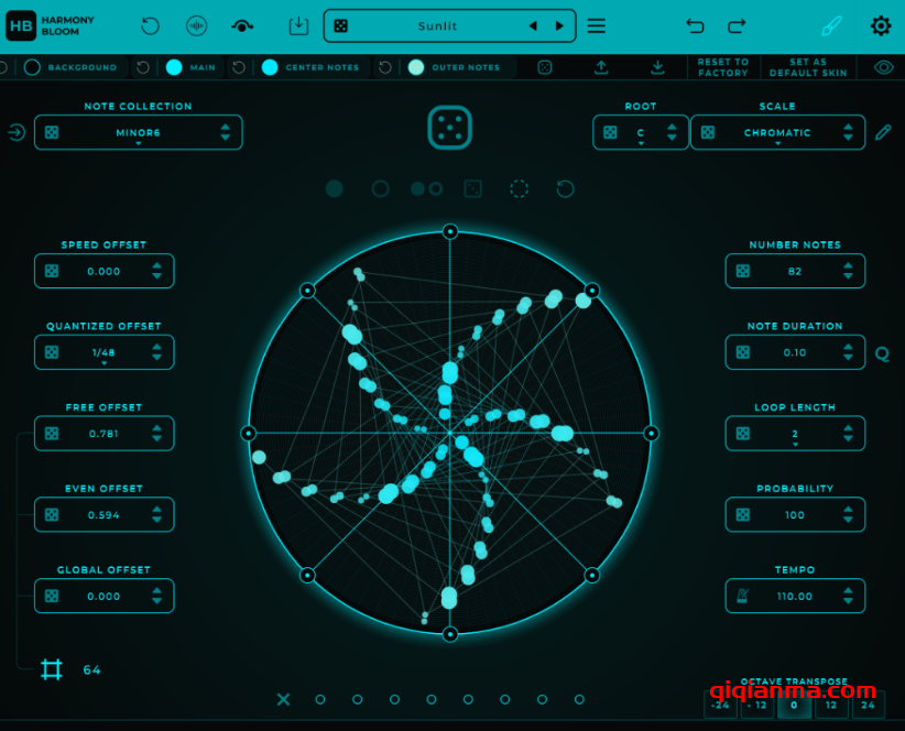 Win+Mac Mario Nieto Harmony Bloom v1.3.5=MIDI生成器工具