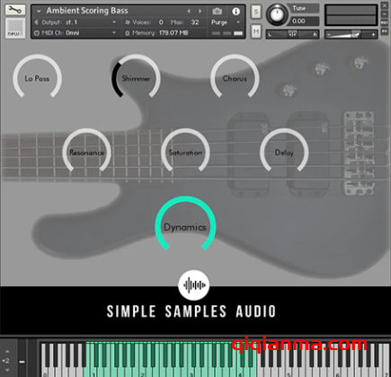 Simple Samples Audio Ambient Scoring Bundle v1.0 KONTAKT五弦Warwick电贝斯音源