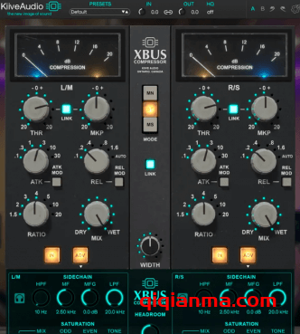 Win+Mac Kiive Audio XBus v1.0.0 REGGED最受推崇的总线压缩器