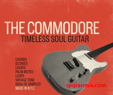 Authentic Soundware The Commodore KONTAKT-60年代经典灵魂节奏吉他音源