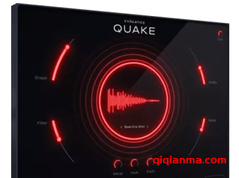 Win+Mac Cymatics QUAKE Bass Engine v1.0.0-GTA极其强大的贝斯引擎插件