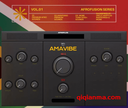 Win+Mac Afroplug Amavibe VST顶级非洲音乐制作一体化VST插件