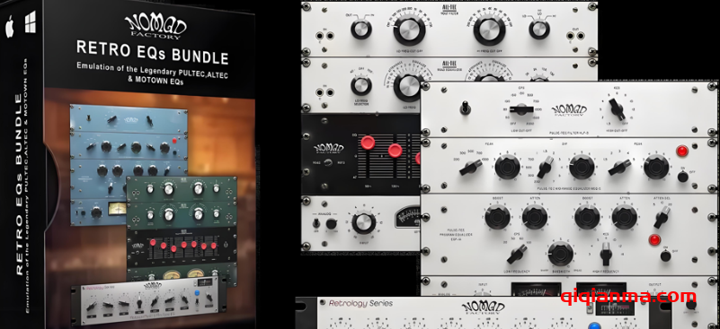 Win+Mac Nomad Factory Retro EQs Bundle v2.3.0-HCiSO三个标志性均衡器