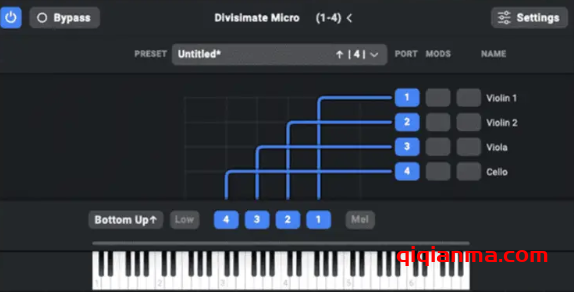 Mac Nextmidi Divisimate Micro v1.0.5-HCiSO创意MIDI路由插件