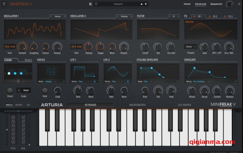Win+Mac Arturia MiniFreak V v4.0.1.6181复音合成器