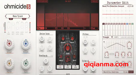 Mac OhmForce Ohmicide[S] v1.0.0 U2B多模式多频段失真效果器