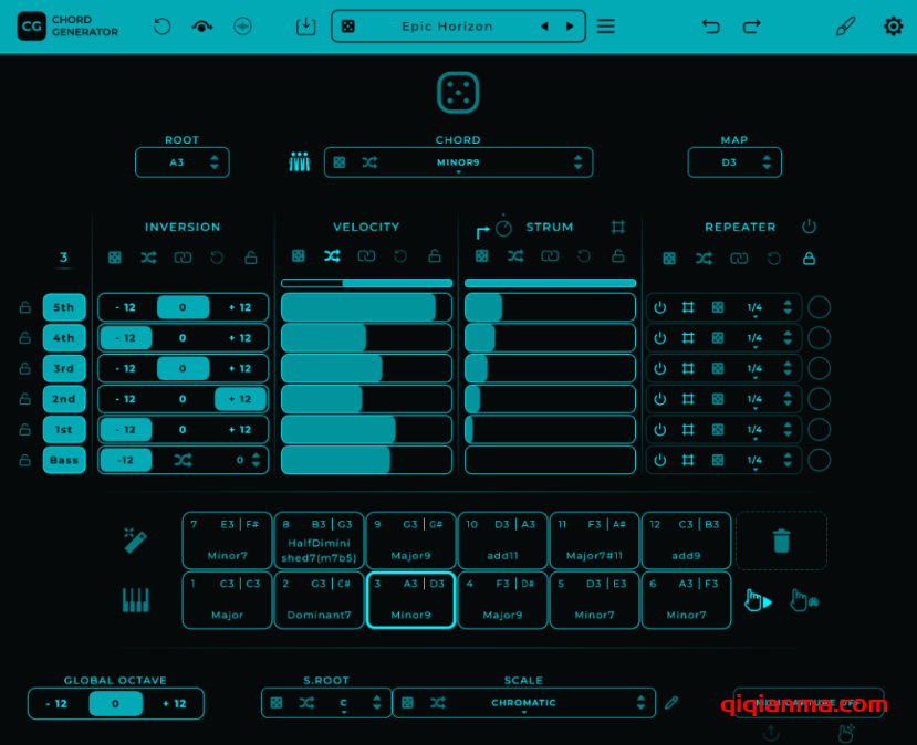 Win+Mac Mario Nieto Chord Generator v1.1.1=和弦生成器MIDI工具