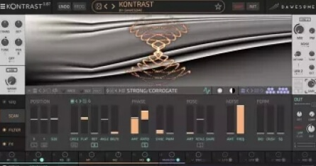 Win+Mac Dawesome Kontrast v1.01别具一格的波表合成器插件