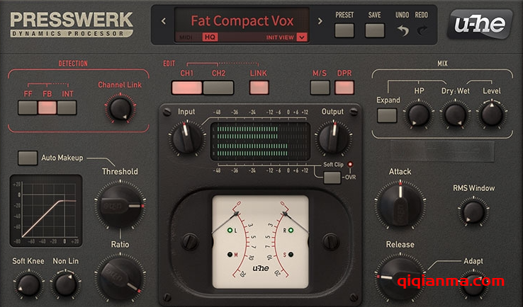 Win+Mac u-he Presswerkm v1.1.6.16960动态处理器