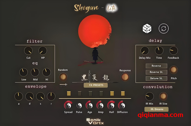 5KF Sonik Vortx Shogun Lite (Epic Japanese Toolkit) KONTAKT旗舰电影音效库日本传统乐器和现代音效设计