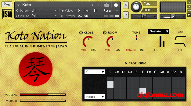 Impact Soundworks Koto Nation 2 v2.0 KONTAKT日本筝音源