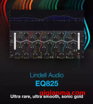 Mac Plugin Alliance Lindell Audio EQ825 v1.0.0-HCiSO母带均衡器