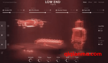 10 Phantom Rooms Low End Toys KONTAKT影视氛围玩具乐器音源