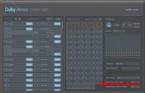 Win Fiedler Audio Dolby Atmos Composer v1.6.2 FIXED杜比全景声混音流程工具