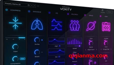 Win+Mac Cymatics VOXITY Vocal Mixing Plugin v1.0.0-GTA一体化人声混音插件合集