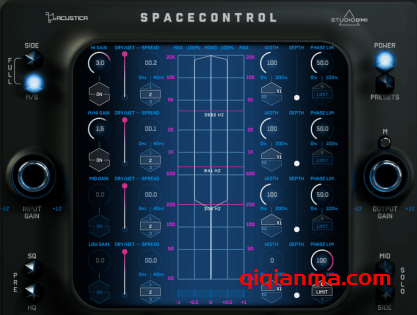 Win+Mac Acustica Audio Space Control 2023=AA插件多频段立体声增强器相位限制器