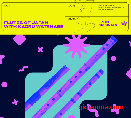 [日本民族笛子采样]Splice Originals Flutes of Japan with Kaoru Watanabe [WAV]（658 MB）