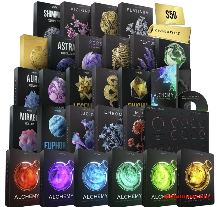 [EDM多风格旋律采样包]Cymatics Alchemy Launch Edition [WAV MiDi]（7Gb）
