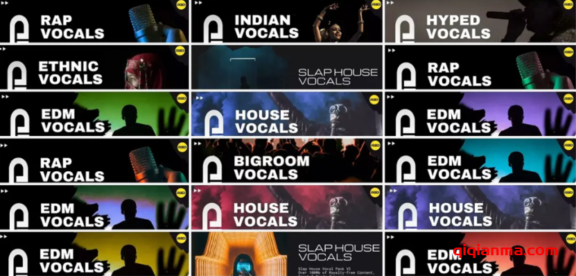 [EDM多风格人声采样包合集]RAGGED Vocal Pack Collection 2024 [WAV]（4.89GB+）