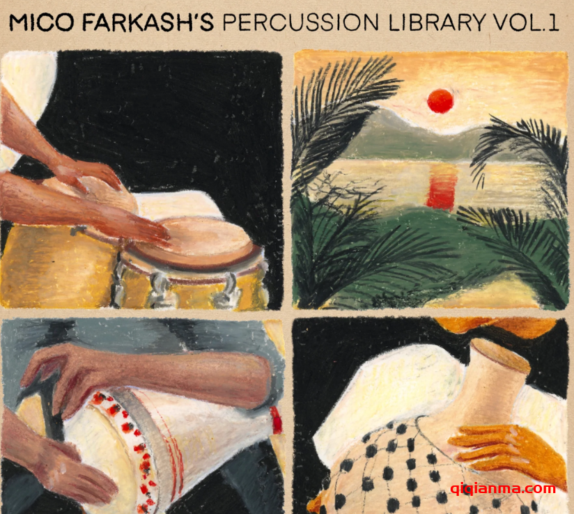 [民族打击乐采样]Oasis Music Library Mico Farkash Percussion Library Vol.1 [WAV]（105MB）