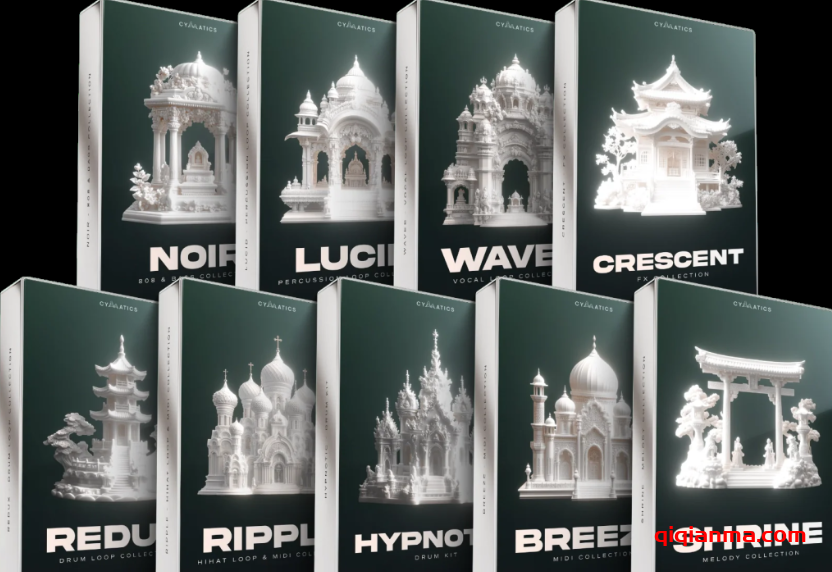 [9 个全新样本合集]Cymatics SHRINE LAUNCH EDITION [WAV MiDi]（3.26GB）