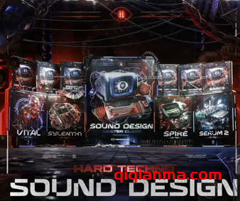 [30集有史以来最全面的Techno音效设计大师班] Teknovault Hard Techno Sound-Design Suite（10.7GB）
