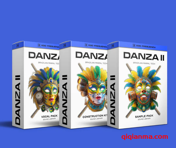 [8套巴西极简科技套件]Odd Frequency DANZA II Full Bundle [WAV MiDi]（1.4GB）