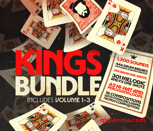 [灵魂嘻哈Breaks采样]The Sample Lab Kings Bundle [WAV]（3.05GB）