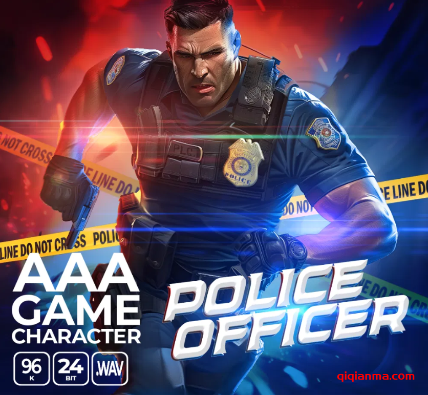 [游戏角色男性警官人声音效FX采样]Epic Stock Media AAA Game Character Police Officer [WAV]（176.23Mb）