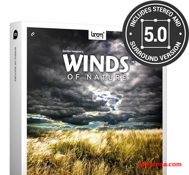 [终极风声音效库 ]Boom Library Winds Of Nature Surround Edition[WAV]（11.1Gb）