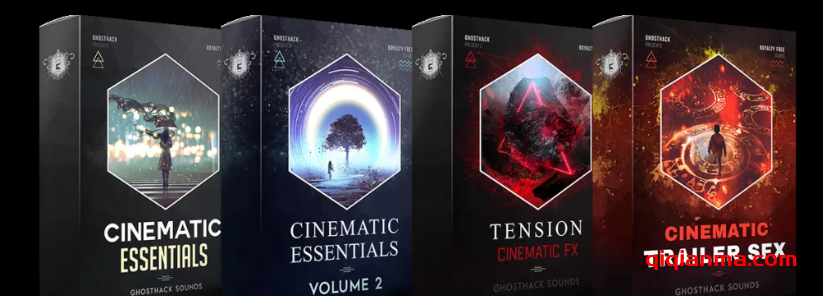 [终极电影FX音效包]Ghosthack Ultimate Cinematic Bundle [多格式]（2.45Gb）