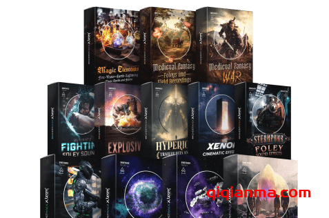 [12套全新电影与拟音音效包] Ghosthack x Boom Library Sound FX and Foley Bundle [WAV]（16.38GB）