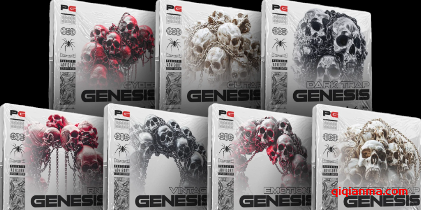 [7个全新旋律合集完整版]ProducerGrind Trap Genesis REPACK [WAV MiDi]（9.34 GB）