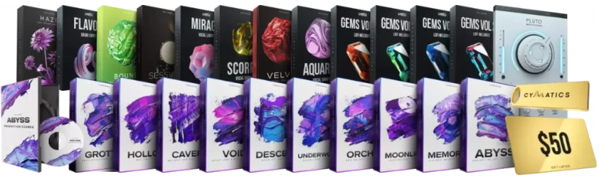 [嘻哈RnB素材]Cymatics ABYSS Launch Edition [WAV MiDi]（3.42Gb）