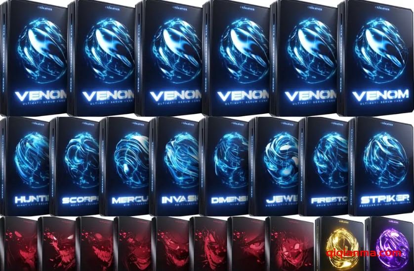 [Cymatics 9周年采样包合集2024]Cymatics VENOM Production Suite SAMPLES ONLY WAV MIDI-GTA（5.60 GB）