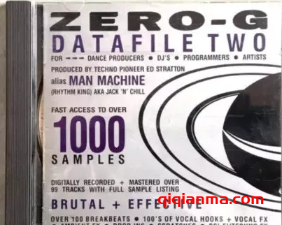 [经典Datafile采样合集]Zero-G Datafile Volumes 1-3 WAV [Sorted and organized]（320MB）