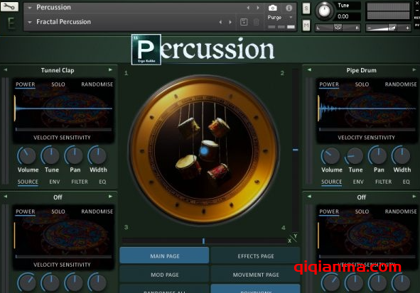 Ergo Kukke Percussion FiXED KONTAKT影视民族打击乐音源