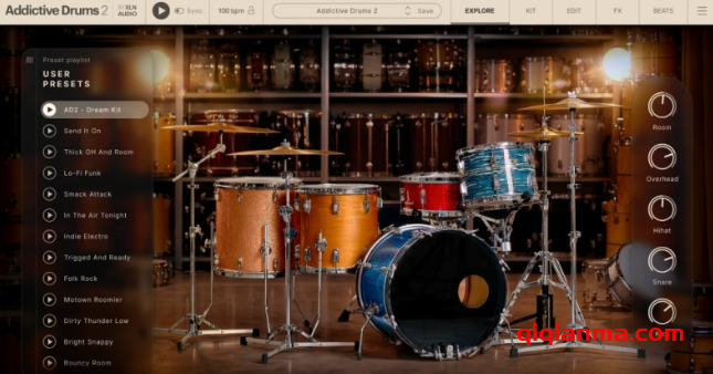 Mac XLN Audio Addictive Drums 2 Complete Collection 2.8.2-HCiSO=ADD2鼓音源完整版