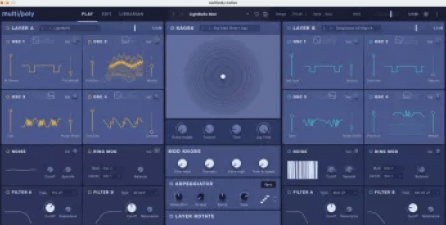 Win+Mac KORG Multipoly Native v1.1.1 v1.0.5模拟建模合成器+原厂库