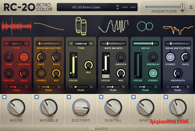 Mac XLN Audio RC-20 Retro Color 1.4.4-HCiSO最好的复古创意效果插件
