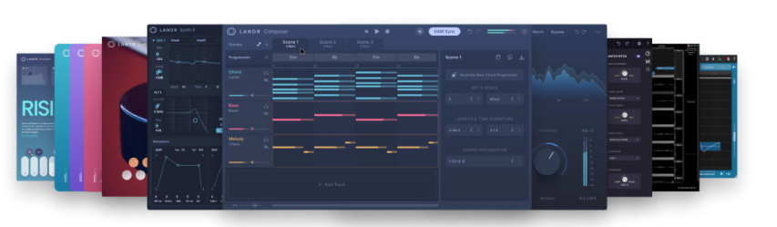 Win+Mac LANDR Plugins Bundle 2025-12=AI驱动终极插件包