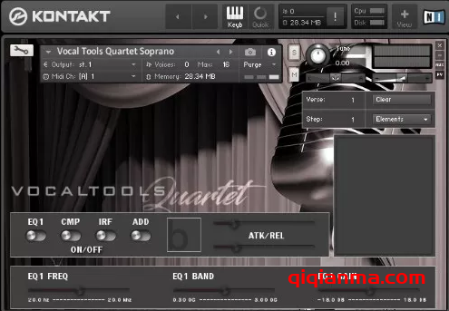 Bela D Media Vocal Tools Quartet KONTAKT四声部 (SATB) 独唱系列的特别版套装