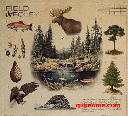 [阿拉斯加自然风光音效]Field and Foley Alaskan Wilderness [WAV]（543.01MB）