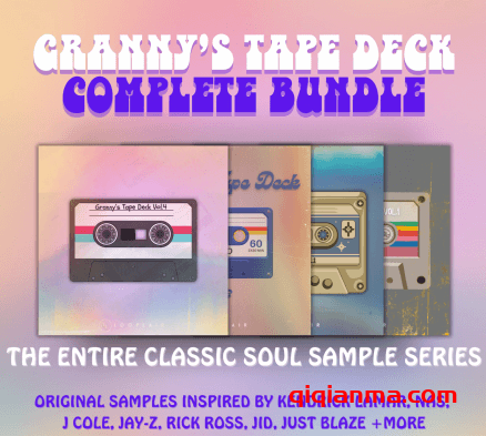 [疯狂的经典灵魂样本合集]Looplair Granny’s Tape Deck Complete Bundle Compositions and Stems [WAV]（1.57GB）