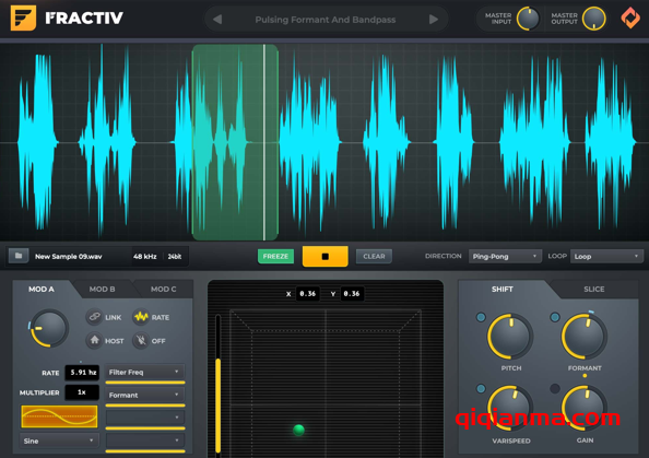 Mac Sync Audio Fractiv v1.1.0-Xdb全新颗粒合成器