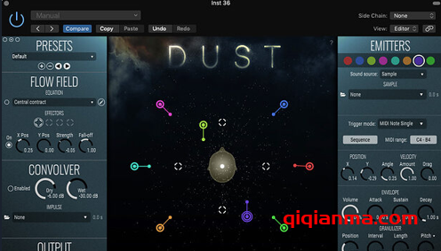 Win+Mac SoundMorph Dust v1.2.7实时粒子模拟合成器