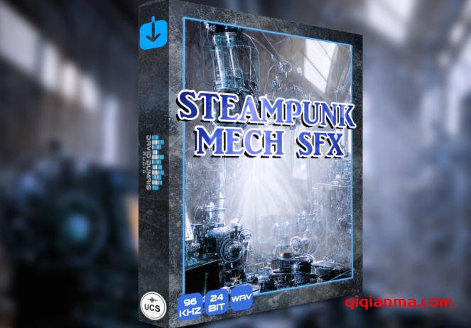 [蒸汽朋克机械音效库FX采样]David Dumais Audio Steampunk Mech SFX [WAV]（6.88Gb）