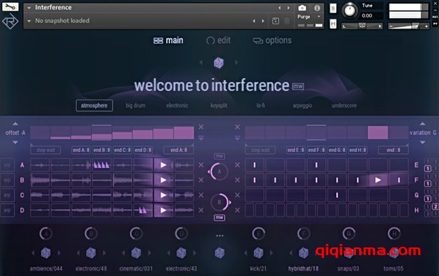 Rigid Audio Interference KONTAKT终极鼓循环音序器音源