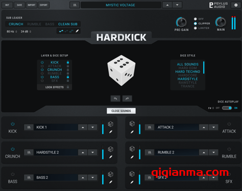 Win Psylus Audio HardKick v1.0.0-MOCHA底鼓生成器插件