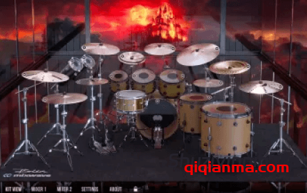 MixWave Avenged Sevenfold Brooks Wackerman KONTAKT金属摇滚鼓组音源